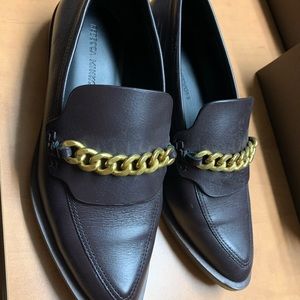 Black/brown Rebecca Minkoff flats